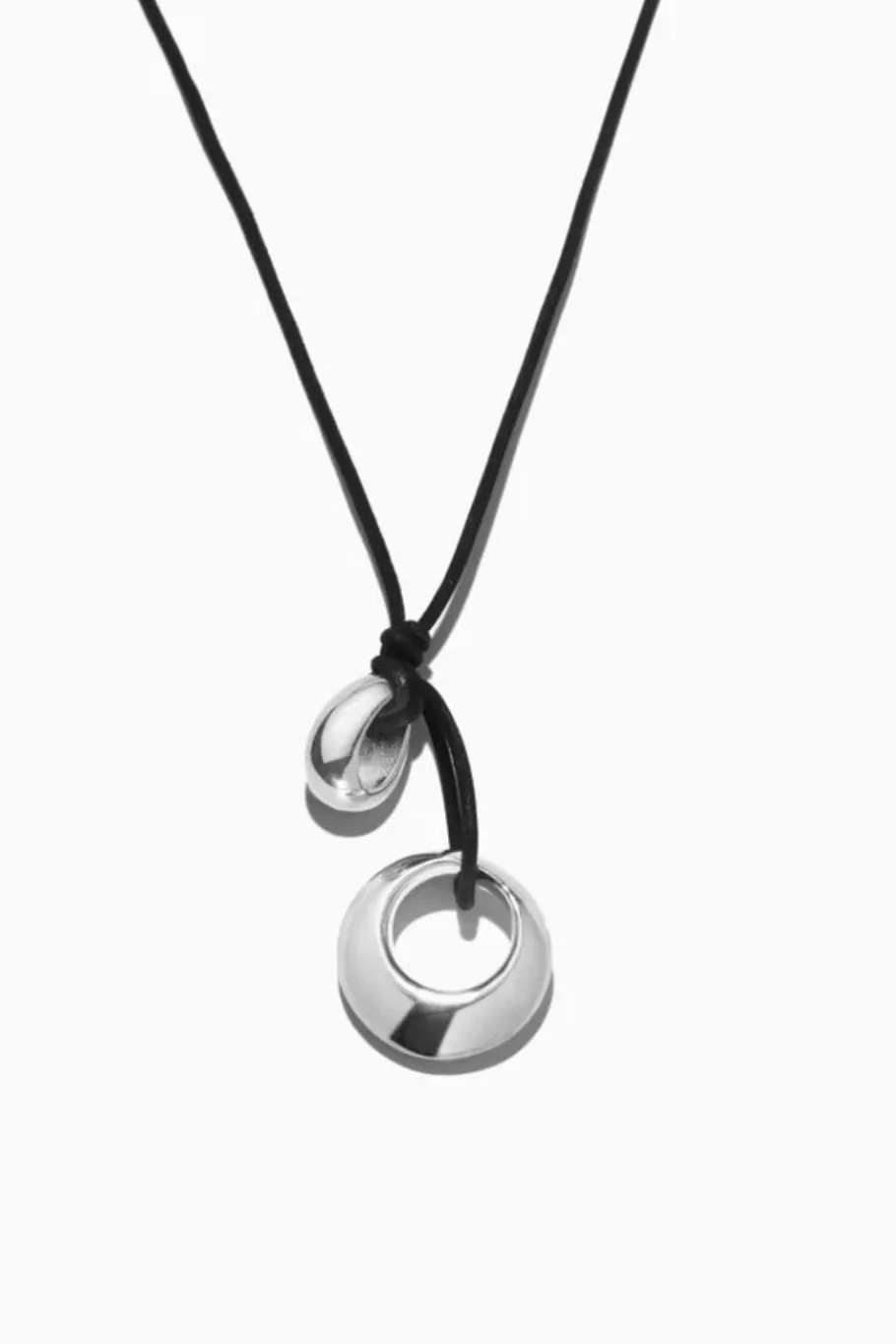 Jewellery | St. Agni Rae Pendant With Black Cord - By AGMES