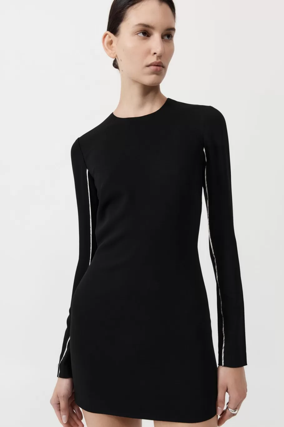 Dresses | St. Agni Raw Edge Mini Dress - Black