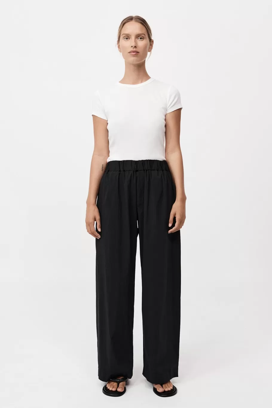 Pants | Unisex | St. Agni Relaxed Pants - BLACK