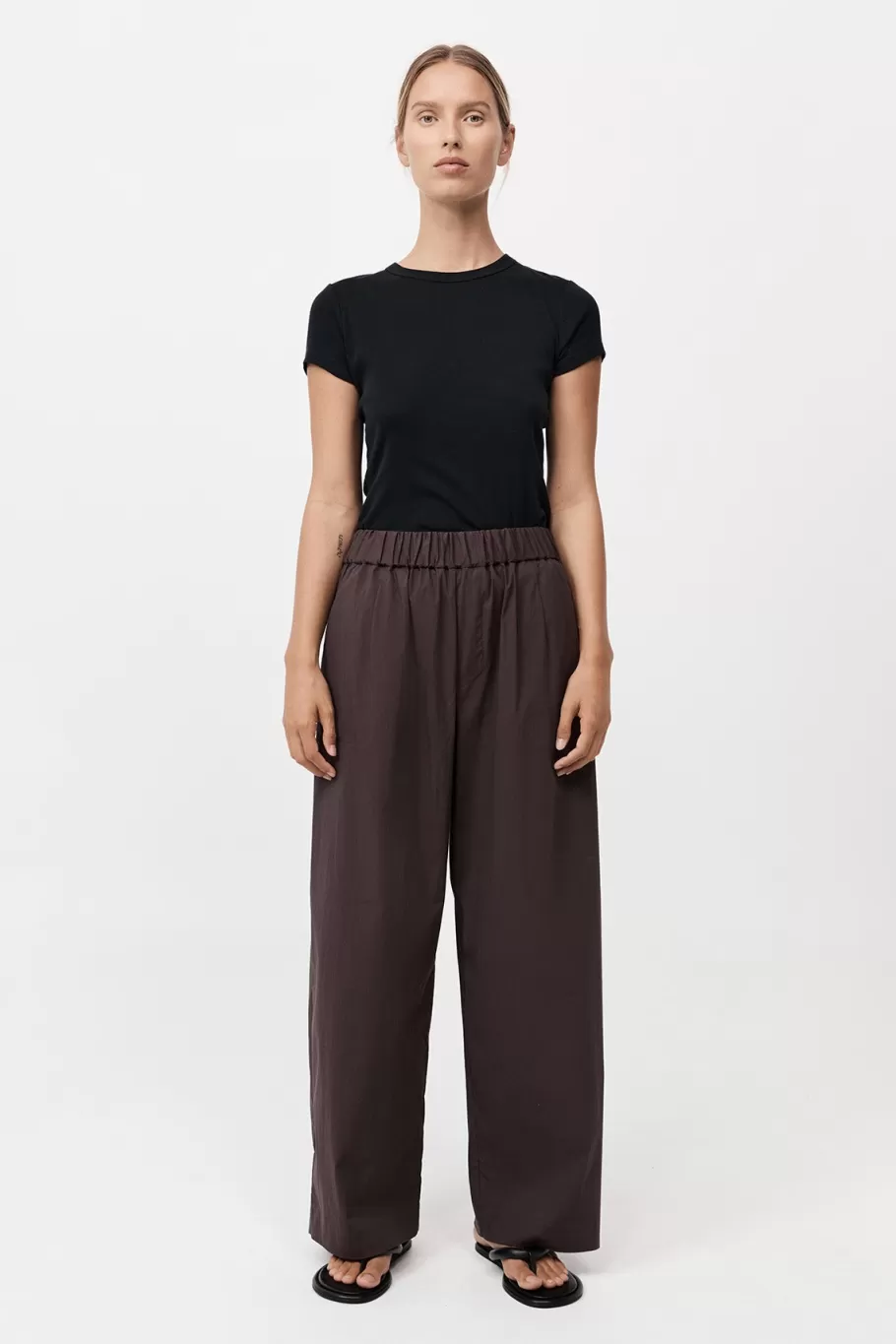 Pants | Unisex | St. Agni Relaxed Pants - CHOCOLATE PLUM