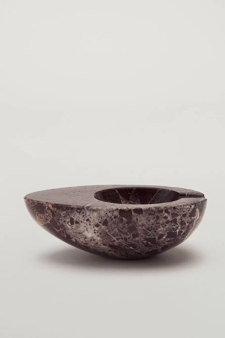 Objects | St. Agni Rosso Levanto Marble Sauna Egg Cup - By Binu Binu