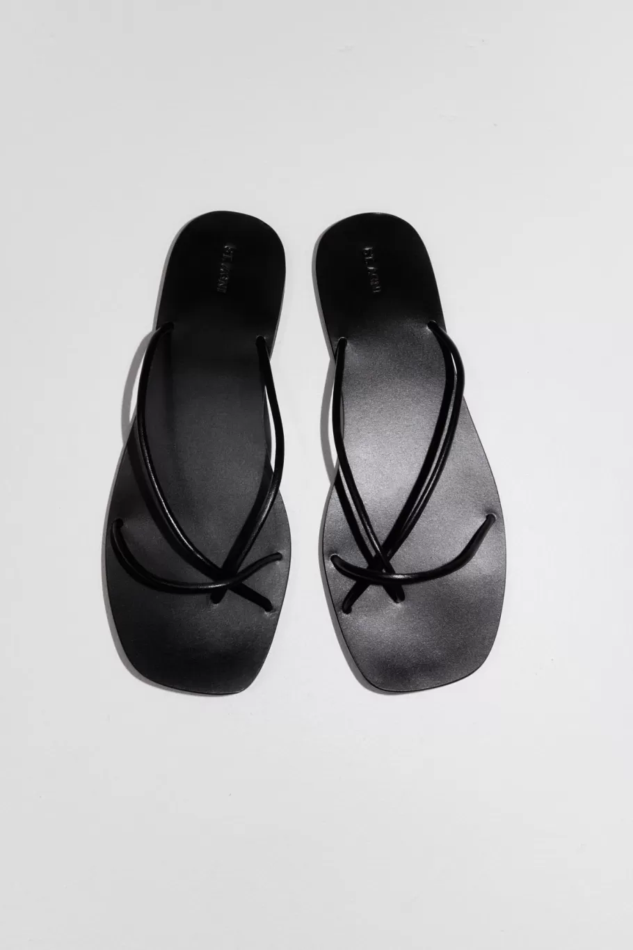 Slides | Flats | St. Agni Rouleau Flat - BLACK