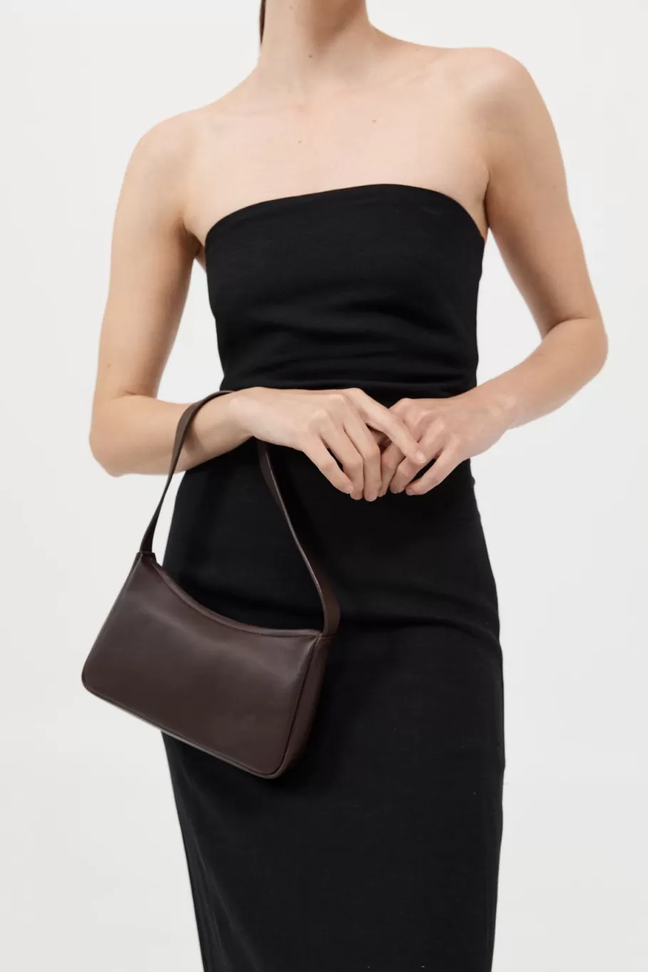 Bags | St. Agni 90s Petit Shoulder Bag - CHOCOLATE