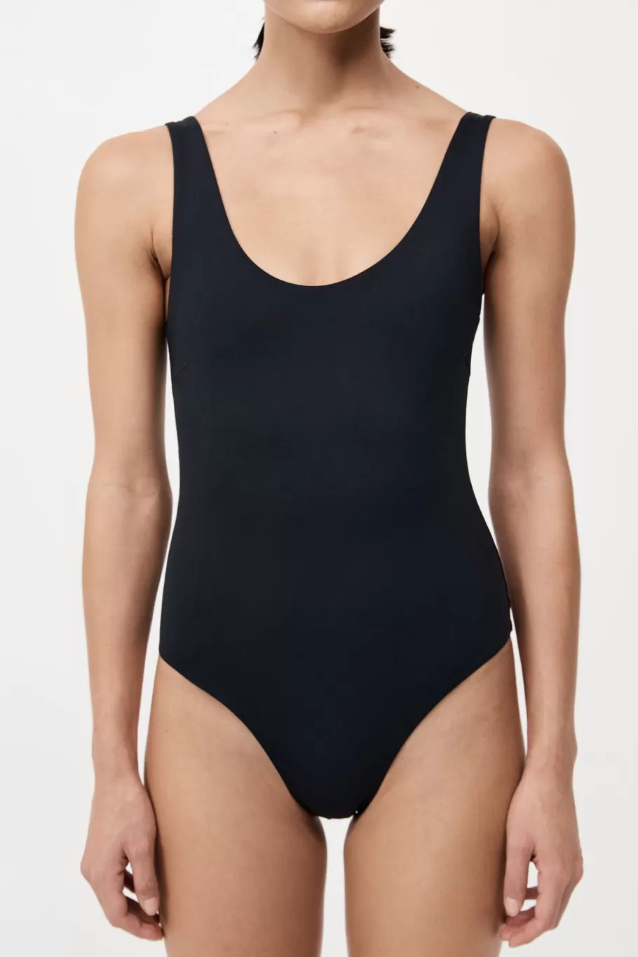 One Pieces | St. Agni Scoop One Piece - BLACK