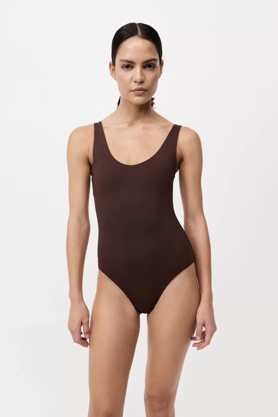 One Pieces | St. Agni Scoop One Piece - COCOA