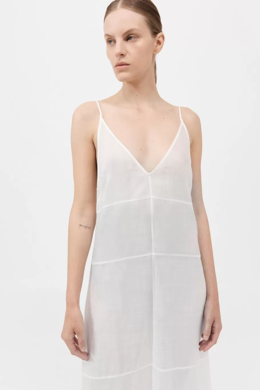 Dresses | St. Agni Semi Sheer Patchwork Dress - SALT