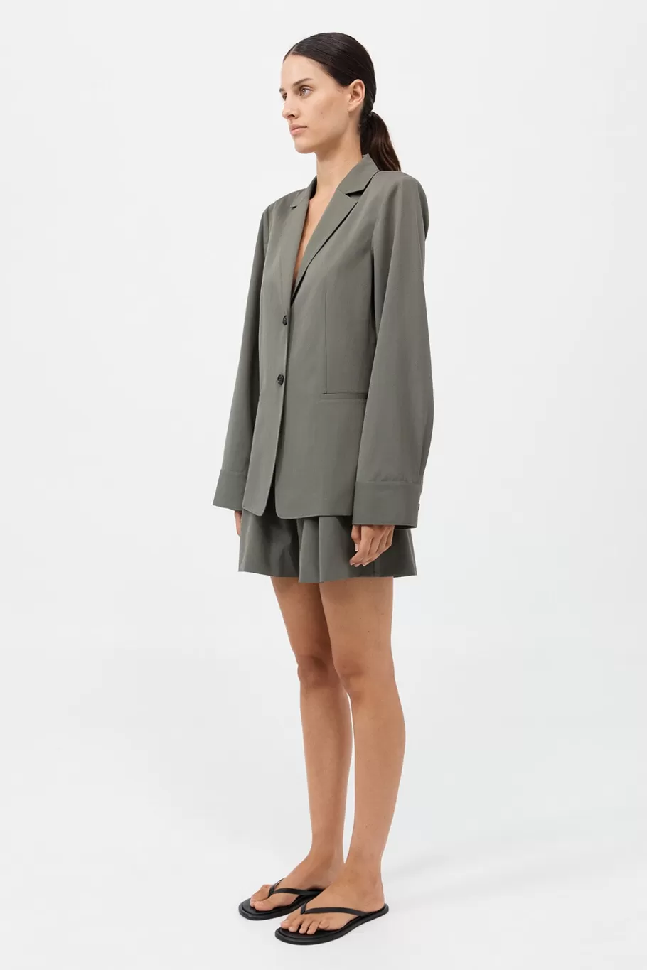 Tailoring | Tops | St. Agni Shirt Jacket - SMOKEY OLIVE