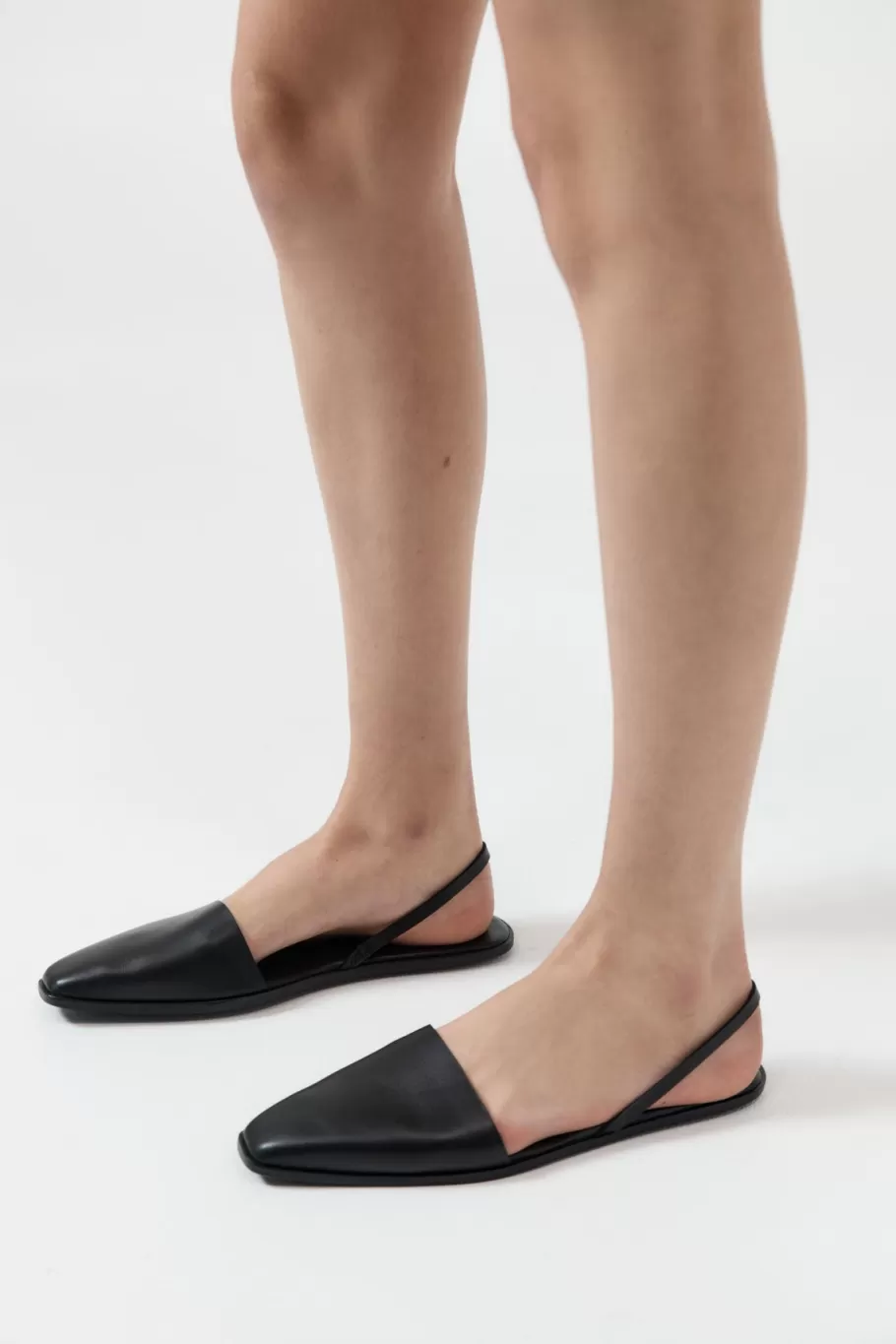 Flats | St. Agni Sling Back Flat - Black