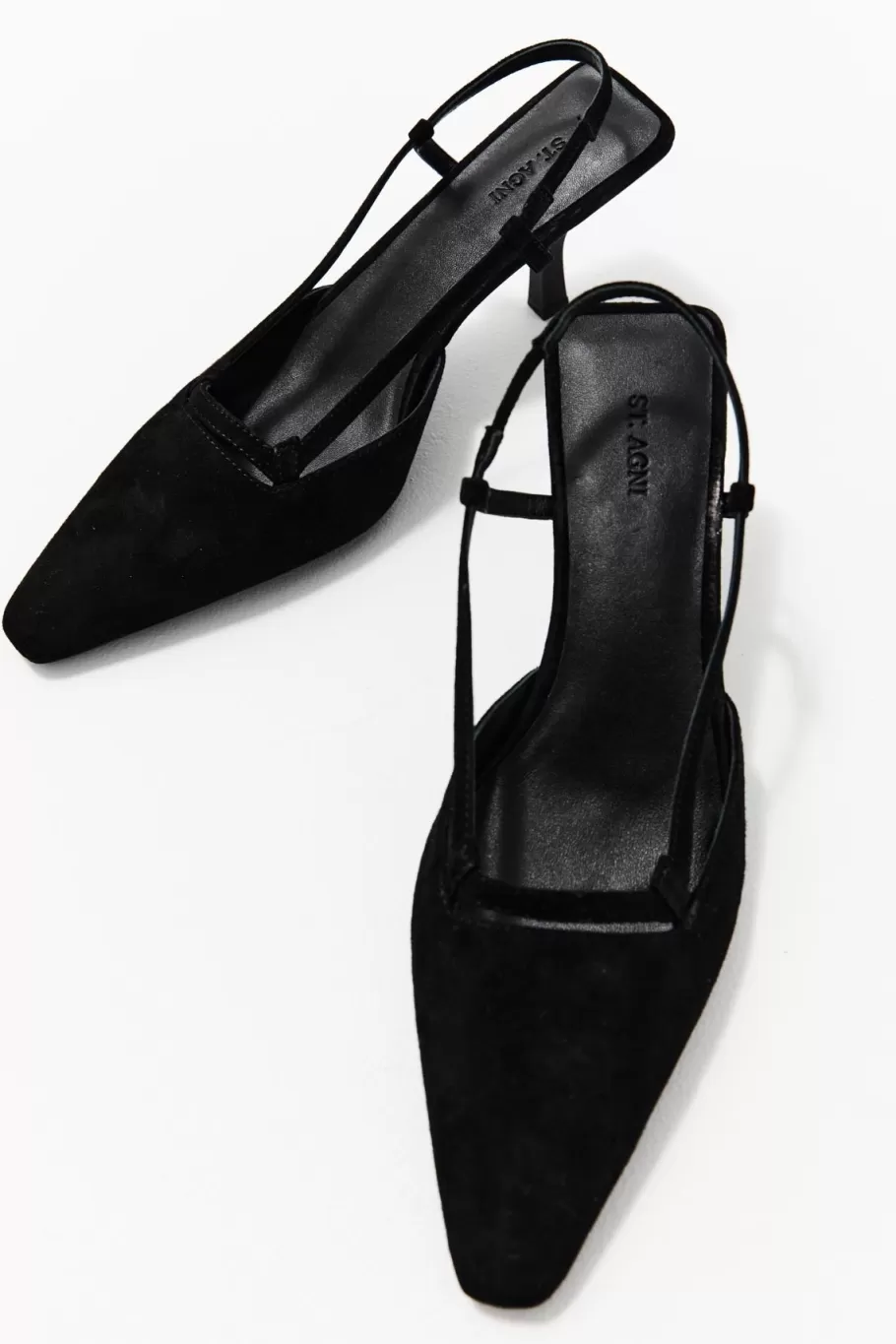 Heels | St. Agni Sling Back Heel - Black