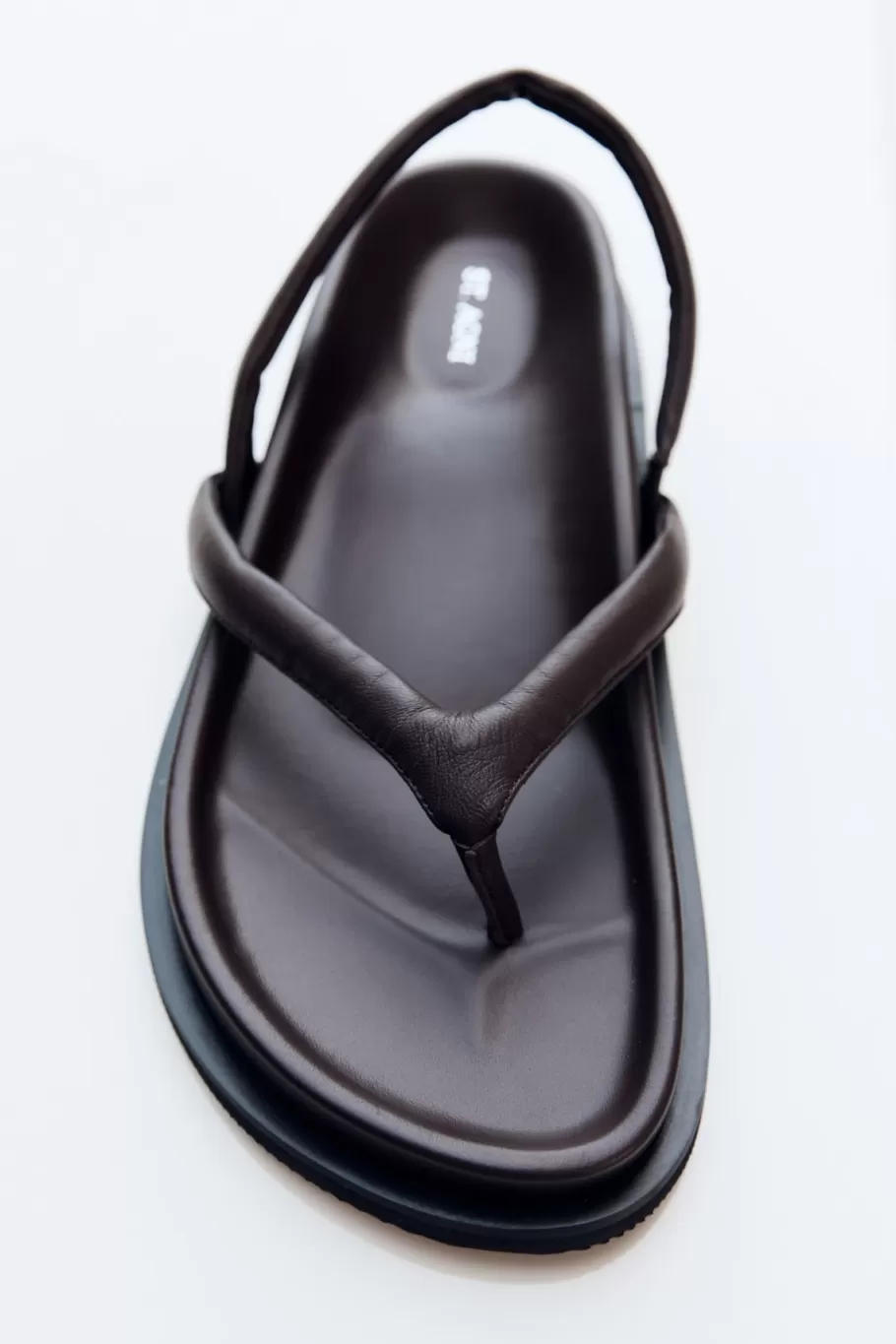 Unisex | Sandals | St. Agni Sling Back Thong Sandal - CHOCOLATE