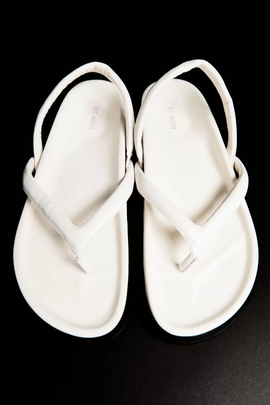 Unisex | Sandals | St. Agni Sling Back Thong Sandal - TOFU