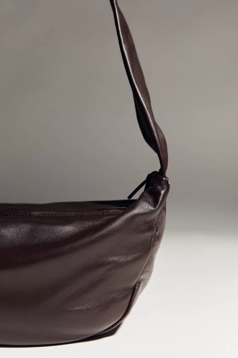 Unisex | Bags | St. Agni Soft Crescent Bag - CHOCOLATE