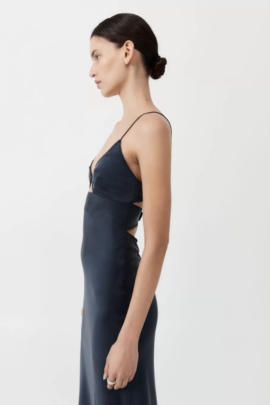 Dresses | St. Agni Soft Silk Bra Bias Slip - INKWELL