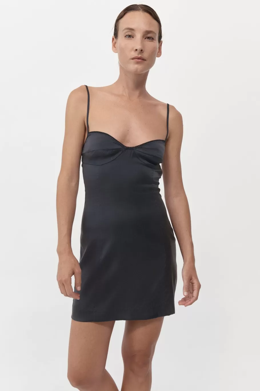 Dresses | St. Agni Soft Silk Cami Dress - Washed Black