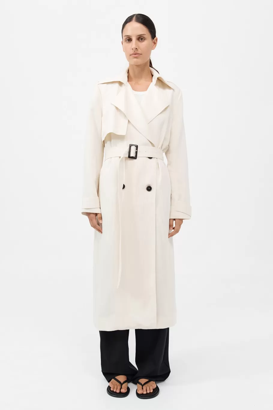 Outerwear | Tailoring | St. Agni Soft Tailored Trench - TOFU