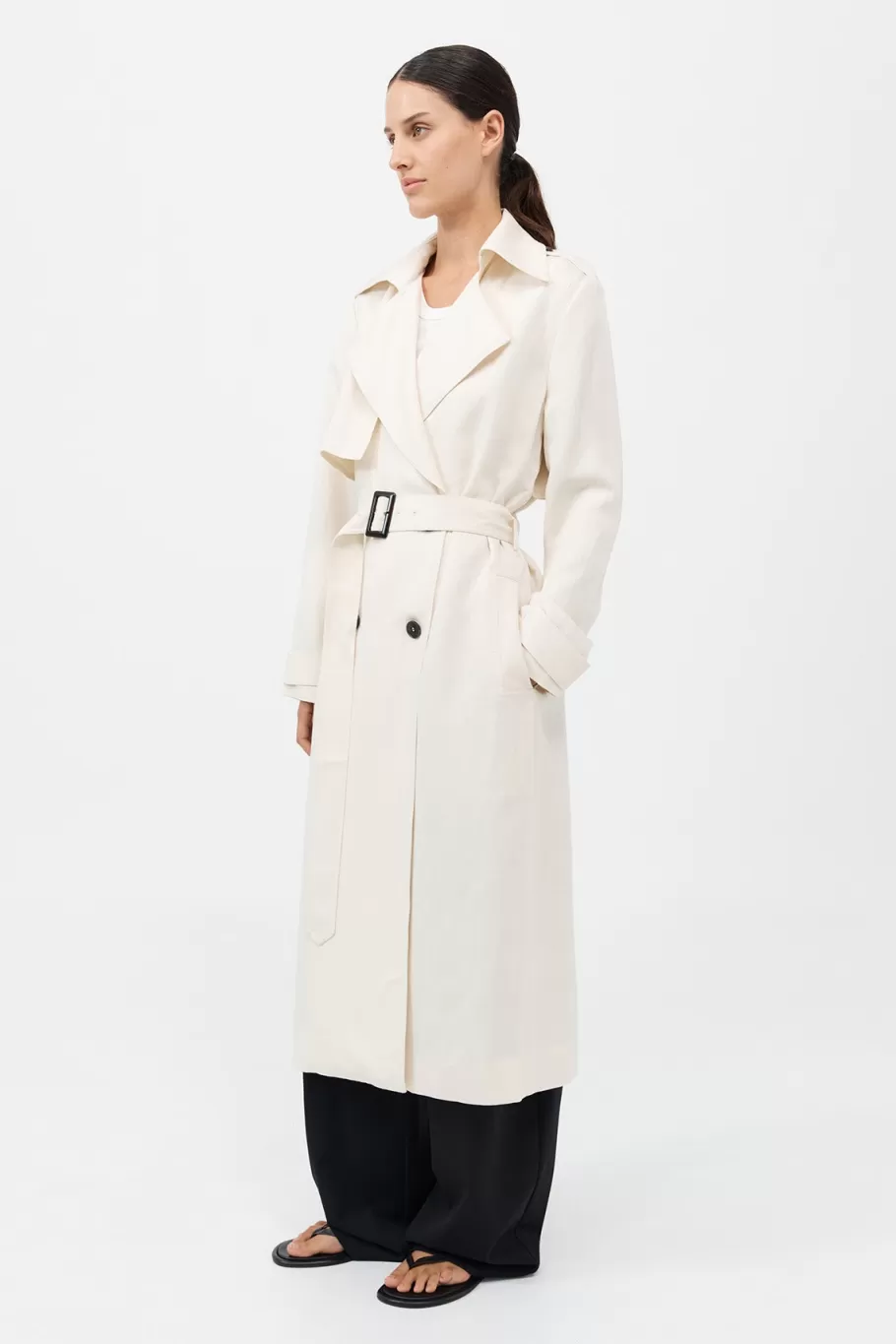 Outerwear | Tailoring | St. Agni Soft Tailored Trench - TOFU