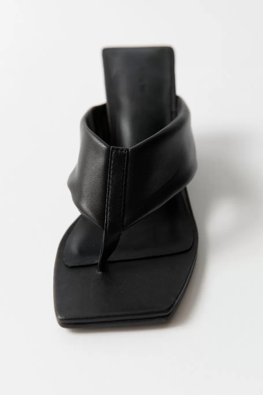 Heels | Wedges | St. Agni Soft Thong Wedge - Black