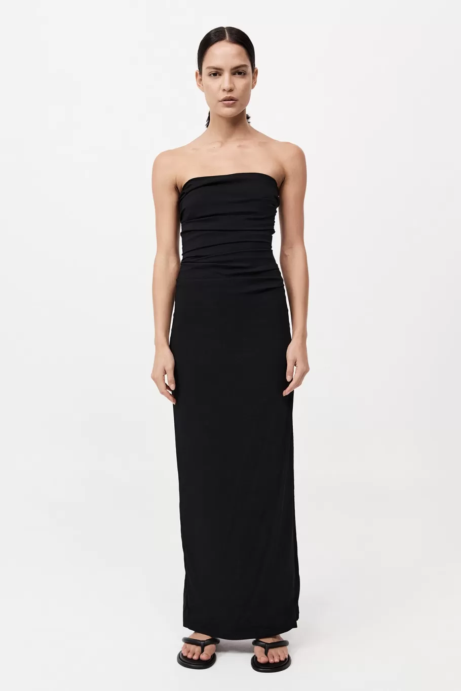 Dresses | St. Agni Strapless Tie Back Dress - BLACK