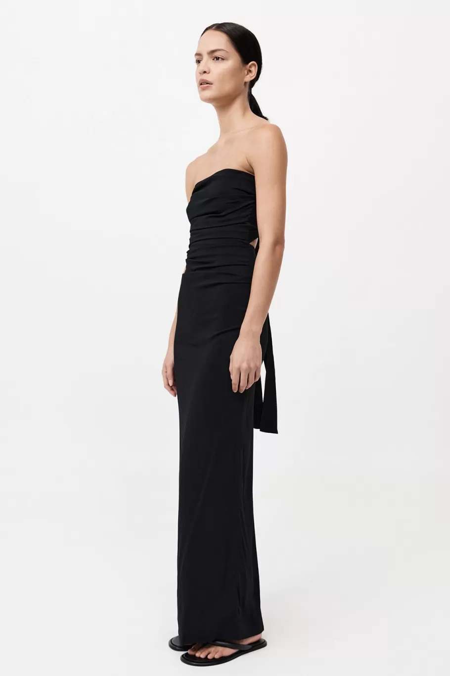 Dresses | St. Agni Strapless Tie Back Dress - BLACK