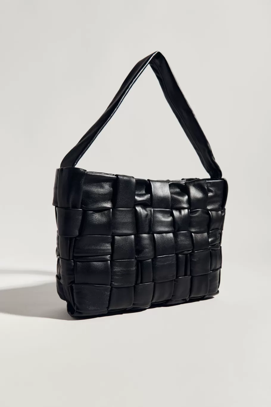 Bags | St. Agni Textured Mini Woven Tote - BLACK