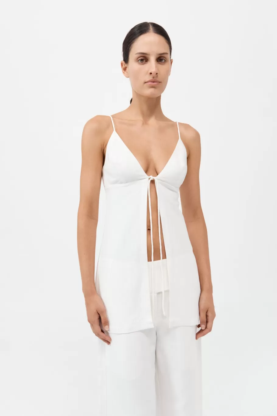 Tops | St. Agni Tie Front Top - SALT