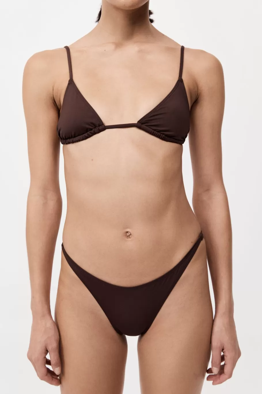 Tops | St. Agni Triangle Bikini Top - COCOA