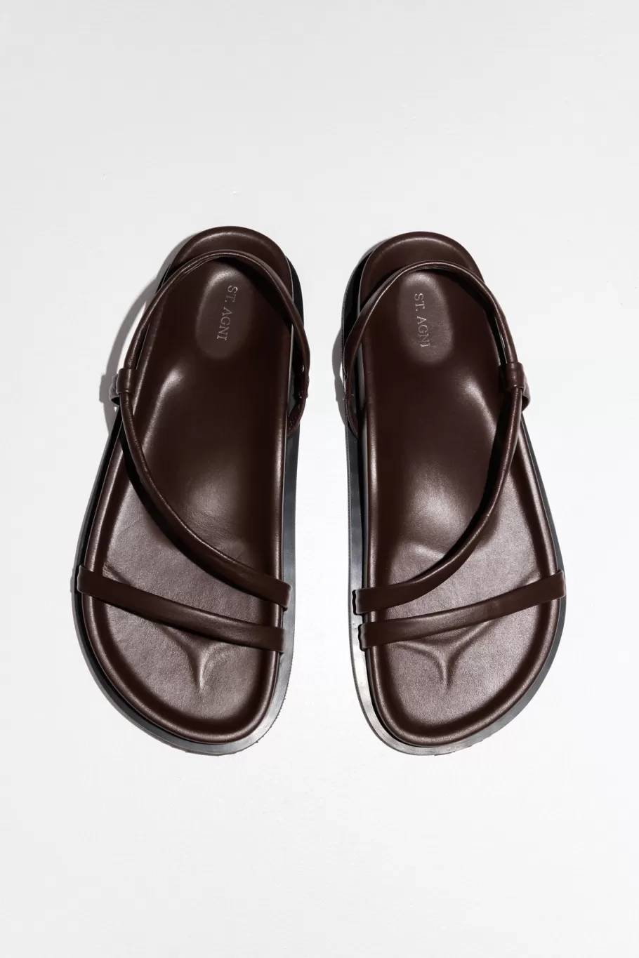 Sandals | St. Agni Twist Sandal - CHOCOLATE