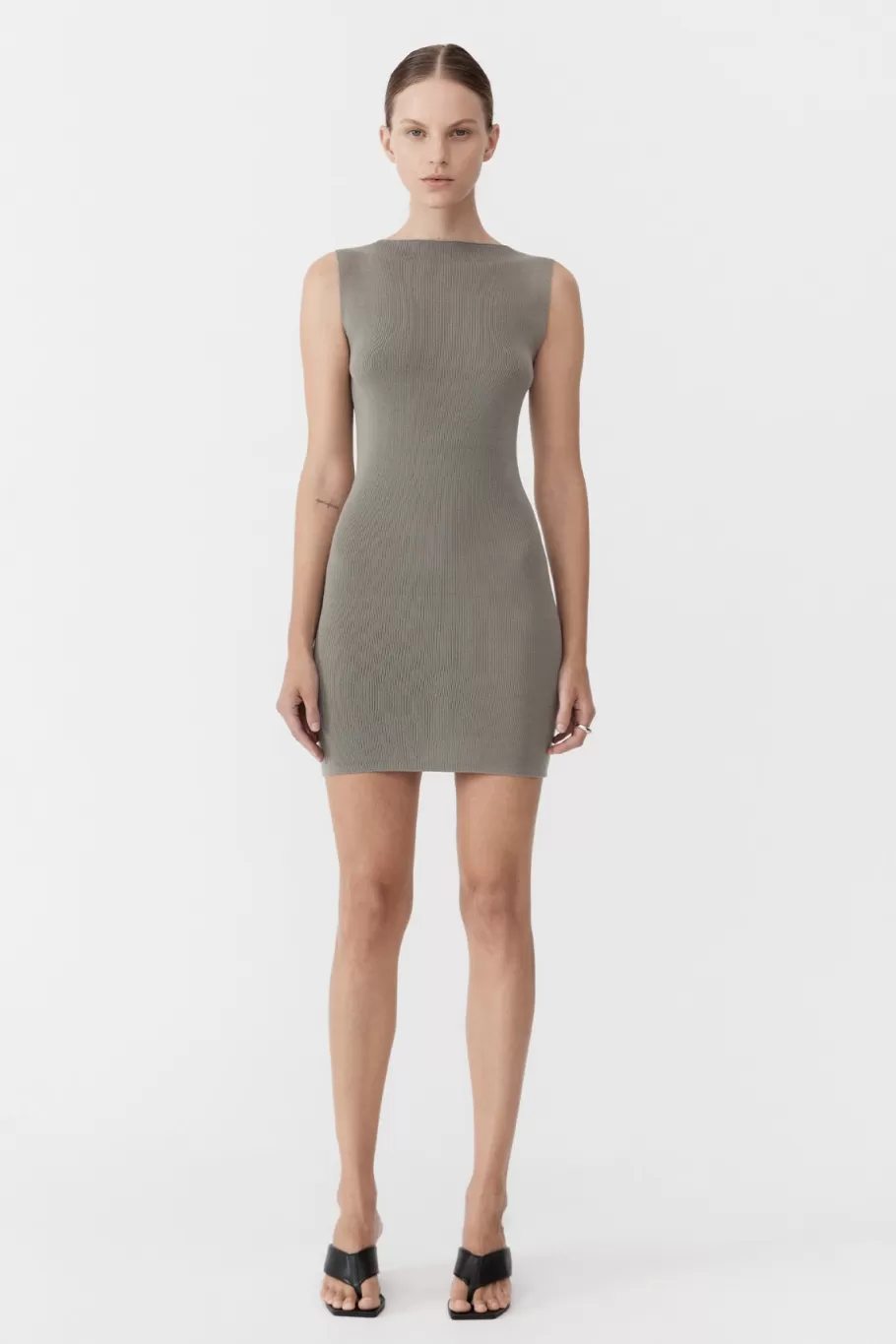 Dresses | Knitwear | St. Agni Vas Knit Mini Dress - SHADOW