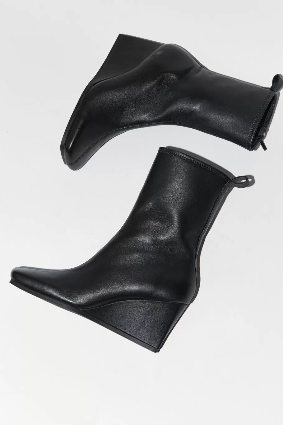 Boots | Wedges | St. Agni Wedge Boot - BLACK