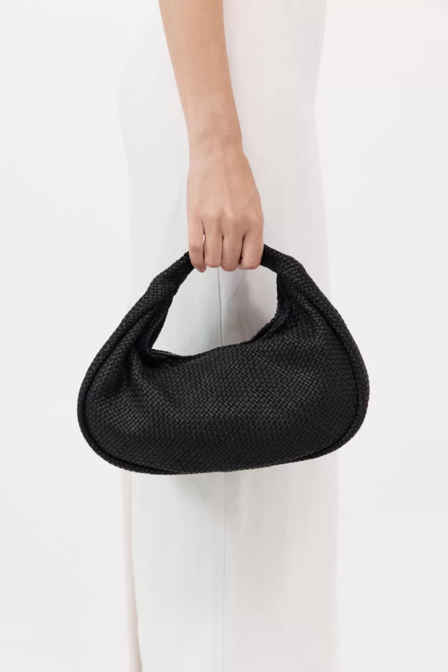 Bags | Clutches | St. Agni Woven Bon Bon Bag - BLACK