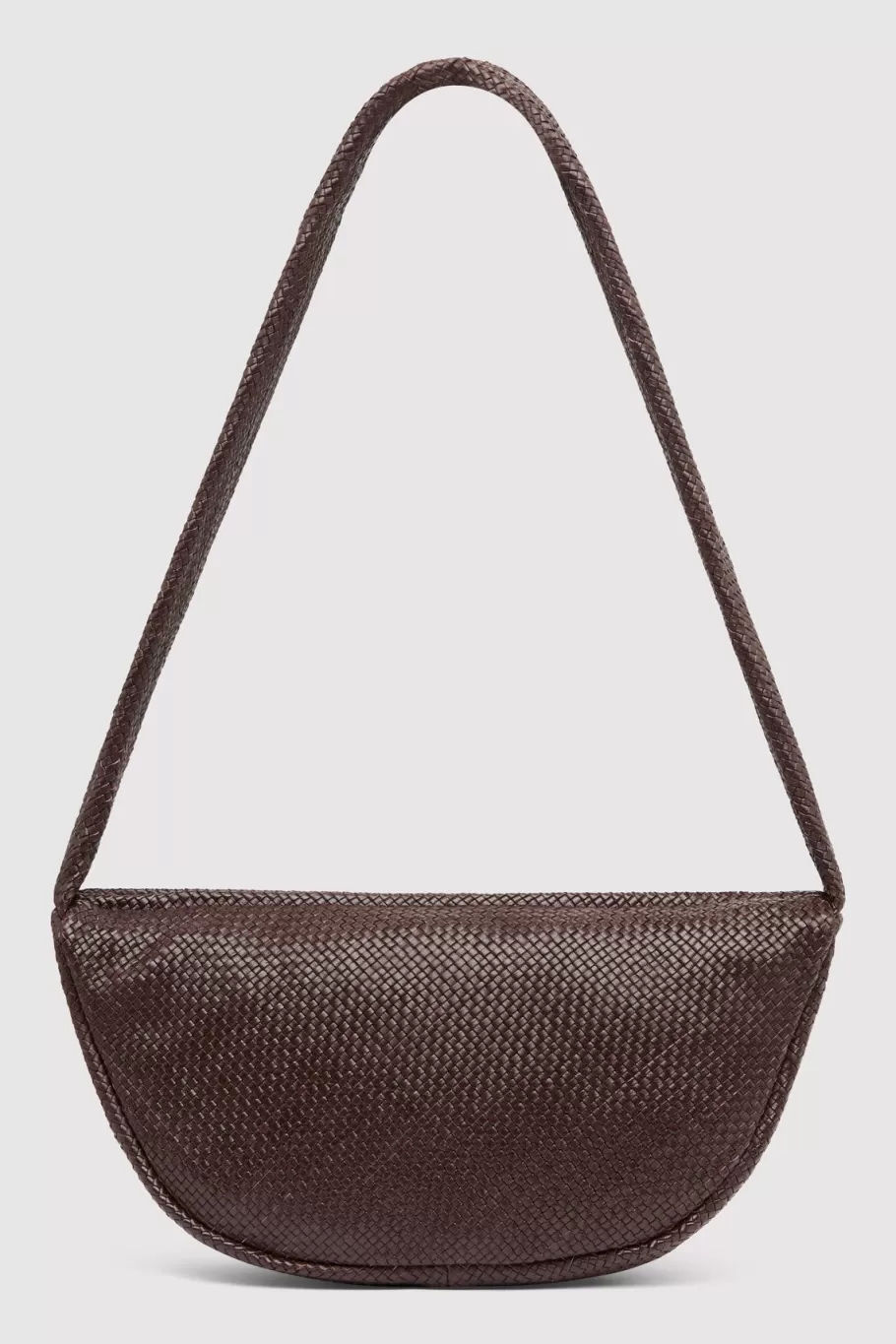 Bags | St. Agni Woven Crescent Bag - CHOCOLATE