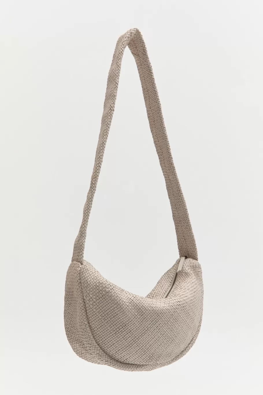 Bags | St. Agni Woven Crescent Bag - ECRU