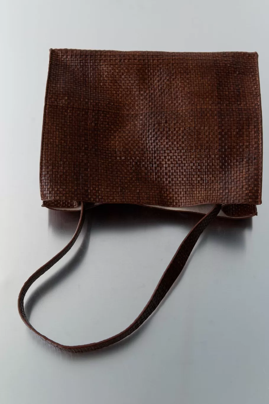 Bags | St. Agni Woven Minimal Mini Tote - ANTIQUE TAN